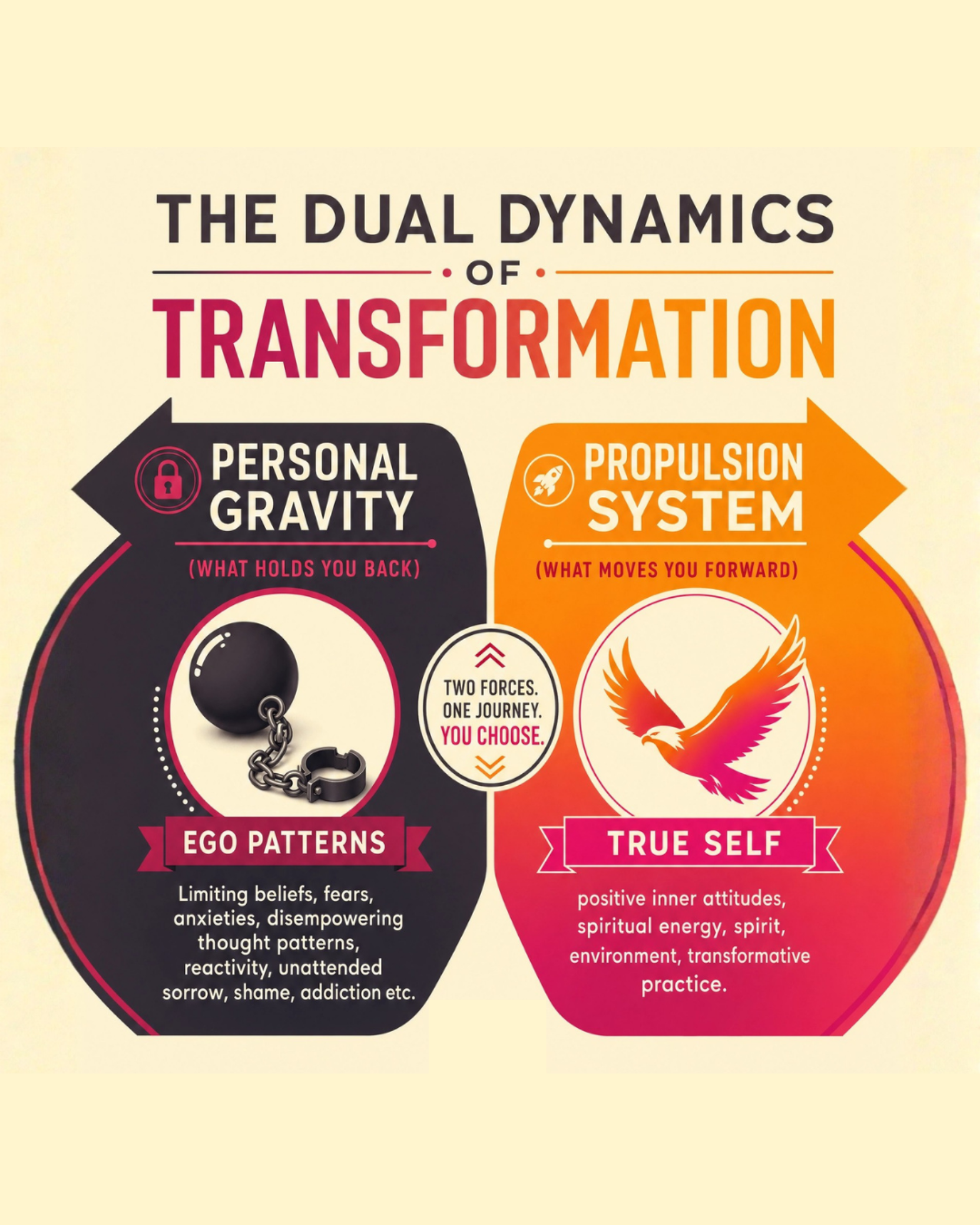 Dual Dynamics of Transformation