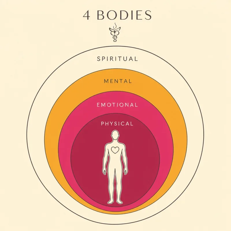 Four layers of the human body